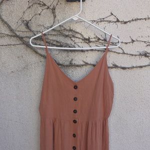 Pink Flowy Cropped Jumpsuit